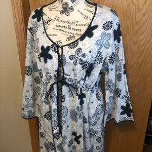 Sheer Top/Bathing Suit Cover